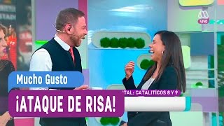 El ataque de risa de Cata Edwards - Mucho Gusto 2016