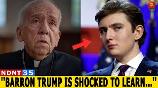 Elderly Priest Stuns Barron Trump with a Jaw-Dropping Family Revelation