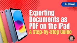Exporting Documents as PDF on iPad: A Step-by-Step Guide