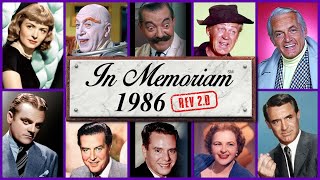 In Memoriam 1986: Famous Faces We Lost in 1986