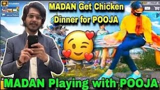 MADAN Playing with POOJA || PUBG MADAN || madan op || MADAN