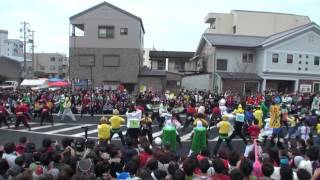 2015　12　13　バサカニ　第３会場　公園南会場　信州大学YOSAKOI祭りサークル　和っしょい