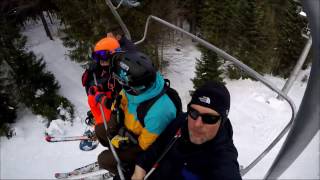 Extreme Ski Day in Pamporovo Bulgaria (February 2017)