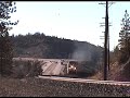 amtrak and cnw at donner pass ca – december 30 1999