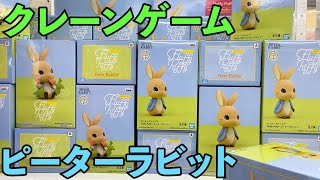 ［クレーンゲーム］Fluffy Puffy ピーターラビット ダブルDリング設定に挑戦！