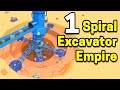 Spiral Excavator Empire Part 1 Gameplay Walkthrough | iOS, Android, Casual - Simulation Game