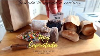 🤏🏻Mini Capirotada|Sección COMIDA EN MINIATURA| Set de Cocina Miniatura para preparar comida Real