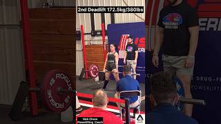Witness Ashlee's Strength: 380lbs Deadlift on Second Attempt at USAPL Powerlifting Meet 💪