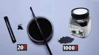 Home made charcoal powder under 20₹ for artists, professor quality // Artistic DIY and hacks