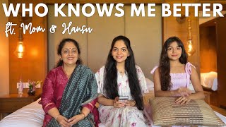 Who Knows Me Better ft Mom & Hansu | Ahaana Krishna | Sindhu Krishna | Hansika K
