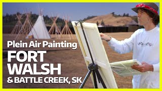 Adventure Painting - Fort Walsh and Battle Creek, SK