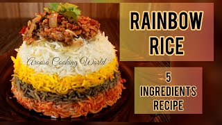 Rainbow Rice |By Aroosa Cooking World |Home cook |Easy and quick recipes