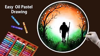 Independence Day Drawing with Oil Pastel step by step || Republic Day Drawing