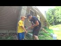 cleaning a chimney from the bottom up