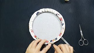 ขึงสะดึงมือ ปักแล้วงานปักไม่ย่น | Embroidery hoop