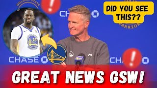 🔥 JUST CONFIRMED! STEVE KERR CONFIRMED ABOUT GREEN!LATEST NEWS FROM GOLDEN STATE WARRIORS !
