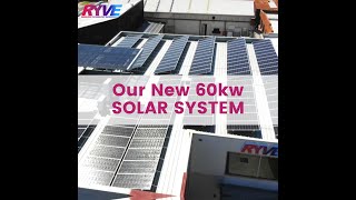 Our New 60kw Solar System