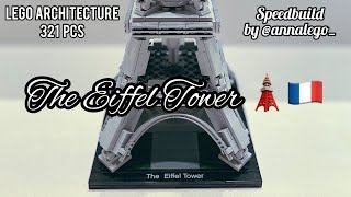 LEGO Architecture - The Eiffel Tower 🗼🇫🇷 (21019) | Speedbuild by @annalego_