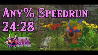 【世界記録】ムジュラの仮面3D Any% RTA 24分28秒