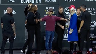 UFC 296: Битвы взглядов после пресс-конференции