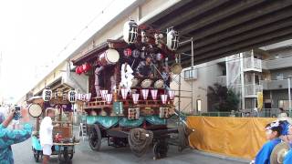 関東一の祇園【熊谷うちわ祭】荒川区2011年7月22日引き継ぎ