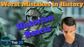 Top 20 Worst Mistakes in History - WatchMojo Reaction