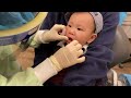 阿龍寶寶第一次塗氟囉 baby lucian’s first time apply fluoride on teeth