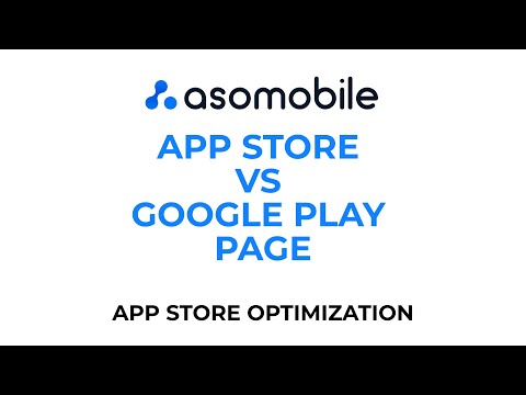 ASO (App Store Optimization) for Beginners App Store VS Google Play page