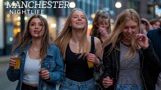 🇬🇧 MANCHESTER CITY UK NIGHTLIFE | WEEKEND | English Girls After Dark