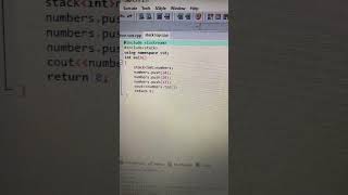 Stack Program in C++