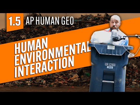 How does human environment interaction relate to geography?