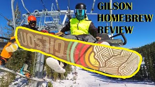 Gilson Snowboards Homebrew Review 400+ Days!! (Great Beginner- Expert Board)