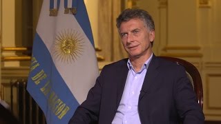 Argentina’s president 'hopes for new chapter in the world'