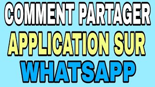 KOMAN POU PATAJE APLIKASYON SOU WHATSAPP?