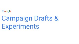 Campaign Drafts and Experiments