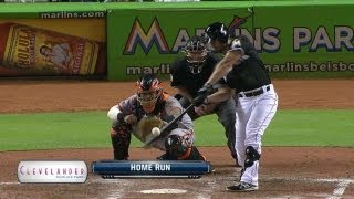 SF@MIA: Ruggiano hammers a solo homer off Gaudin