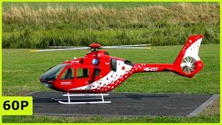 FANTASTIC XL RC SCALEFLYING SUPERSCALE EC135 LECTRICAL FLIGHT DEMONSTRATION