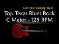 Backing Track - Top Texas Blues Rock in C Major