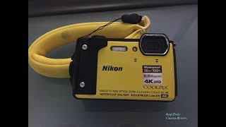 Camera Review - W300 Nikon Tough Camera - Unedited video and pictures - camera review