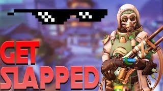 GET SLAPPED! - Ana 4100+ SR INSANE Overwatch Gameplay #27