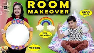 ROOM MAKEOVER | Aayu Pihu ko new room chahiye | Room Tour | Short Movie DIY | Aayu and Pihu Show