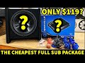 *It’s Bad* Amazon’s Cheapest Full Subwoofer Package! Only $119 | Rockville RV10 Review