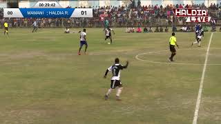 MAMANI Vs  HALDIA REFINERY- Satish Samanta Football Tournament 2019 , - Durgachak Stadium , Haldia