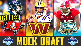 2024 NFL Mock Draft with Trades | NFL Mock Draft 2 Rounds