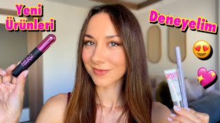 YENİ ÜRÜNLERİ BİRLİKTE DENEYELİM 😍 | BEAULIS DRAG IT KAHVERENGİ EYELINER, FLORMAR HERO MASKARA