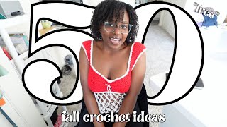 50 fall crochet ideas!! ๋࣭ ⭑⚝