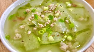 Món ngon || Canh bí ngòi thịt bằm với nhìu công dụng và dưỡng chất tốt cho sức khoẻ || Kimi Food TV