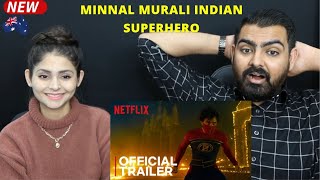Minnal Murali Official Trailer Reaction | Tovino Thomas | Basil Joseph | Netflix India