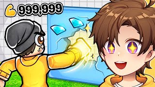 Becoming the STRONGEST in Roblox Wall Punching Simulator! 💪💎