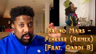 Bruno Mars - Finesse (Remix) [Feat. Cardi B] [Official Video] REACTION!!
